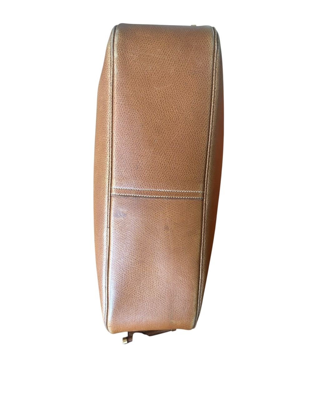 Hermès Vintage Tsako PM 30 Gold Courchevel Leather Shoulder Bag + Dust Bag + COA - Picture 9 of 11